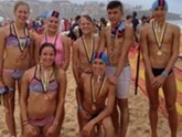 u14 beach relay teams